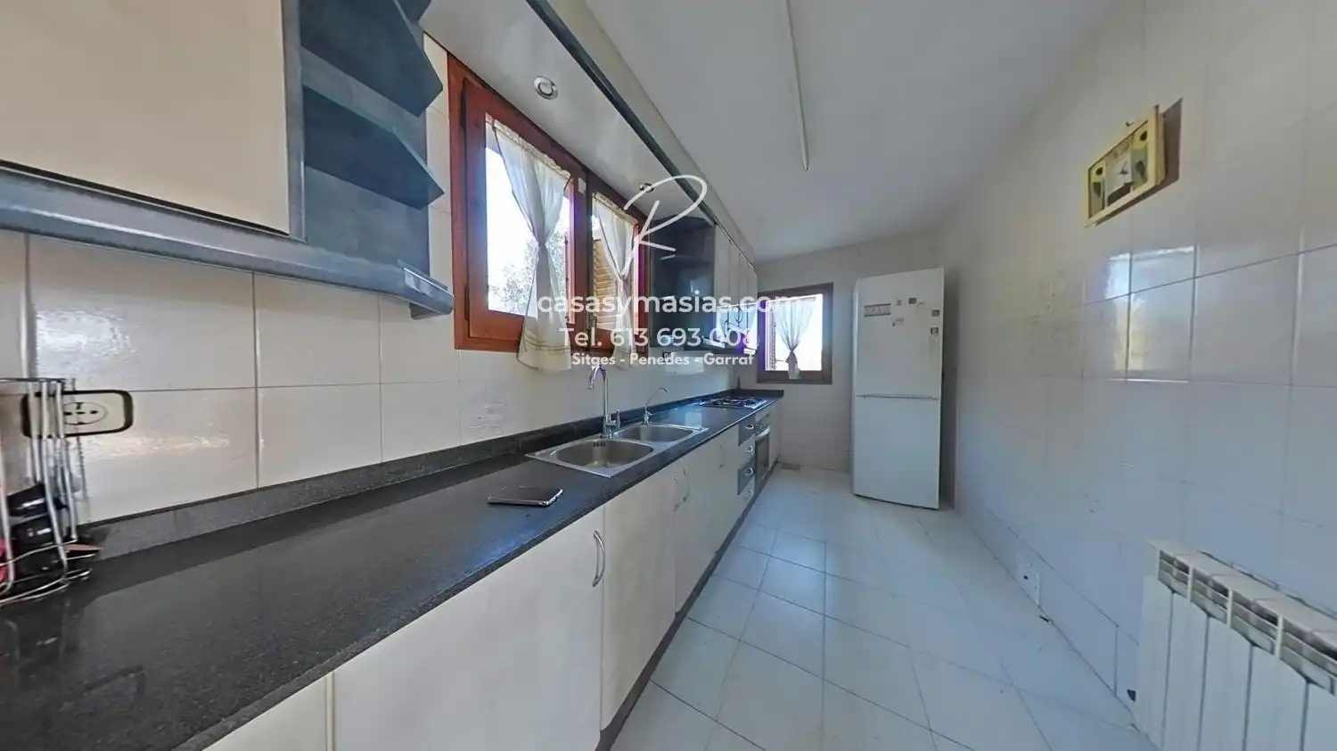 Cocina de Finca rústica en venta en Santa Margarida de Montbui con Calefacción, Jardín privado y Terraza