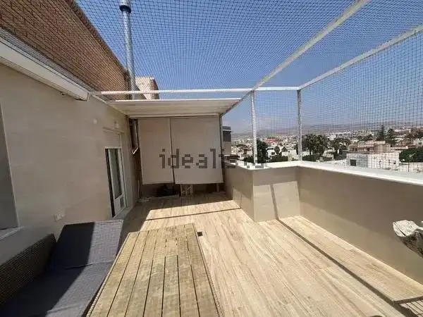 Terrasse von Dachboden zur Miete in Almería mit Klimaanlage, Heizung und Terrasse