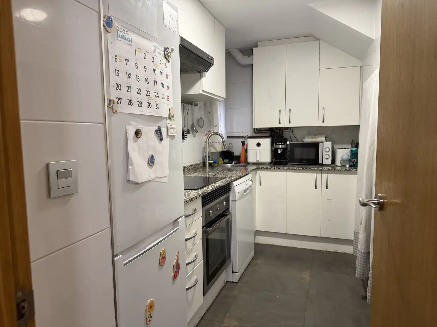 Küche von Maisonette zum Verkauf in Almenar mit Klimaanlage, Heizung und Terrasse
