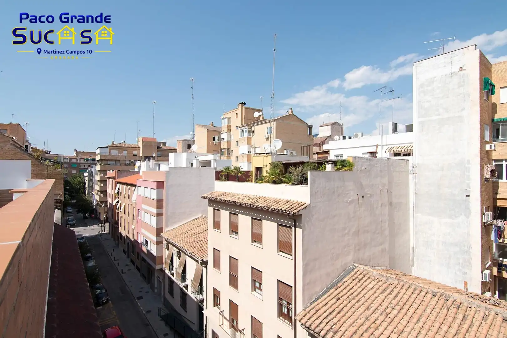 Vista exterior de Àtic de lloguer en Granada amb Aire condicionat, Calefacció i Terrassa