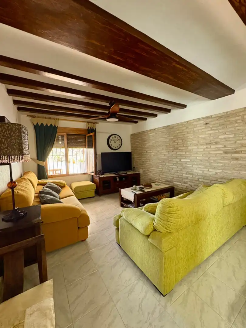 Living room of Country homes for rent in Benissa  with Terrace and Swimming Pool