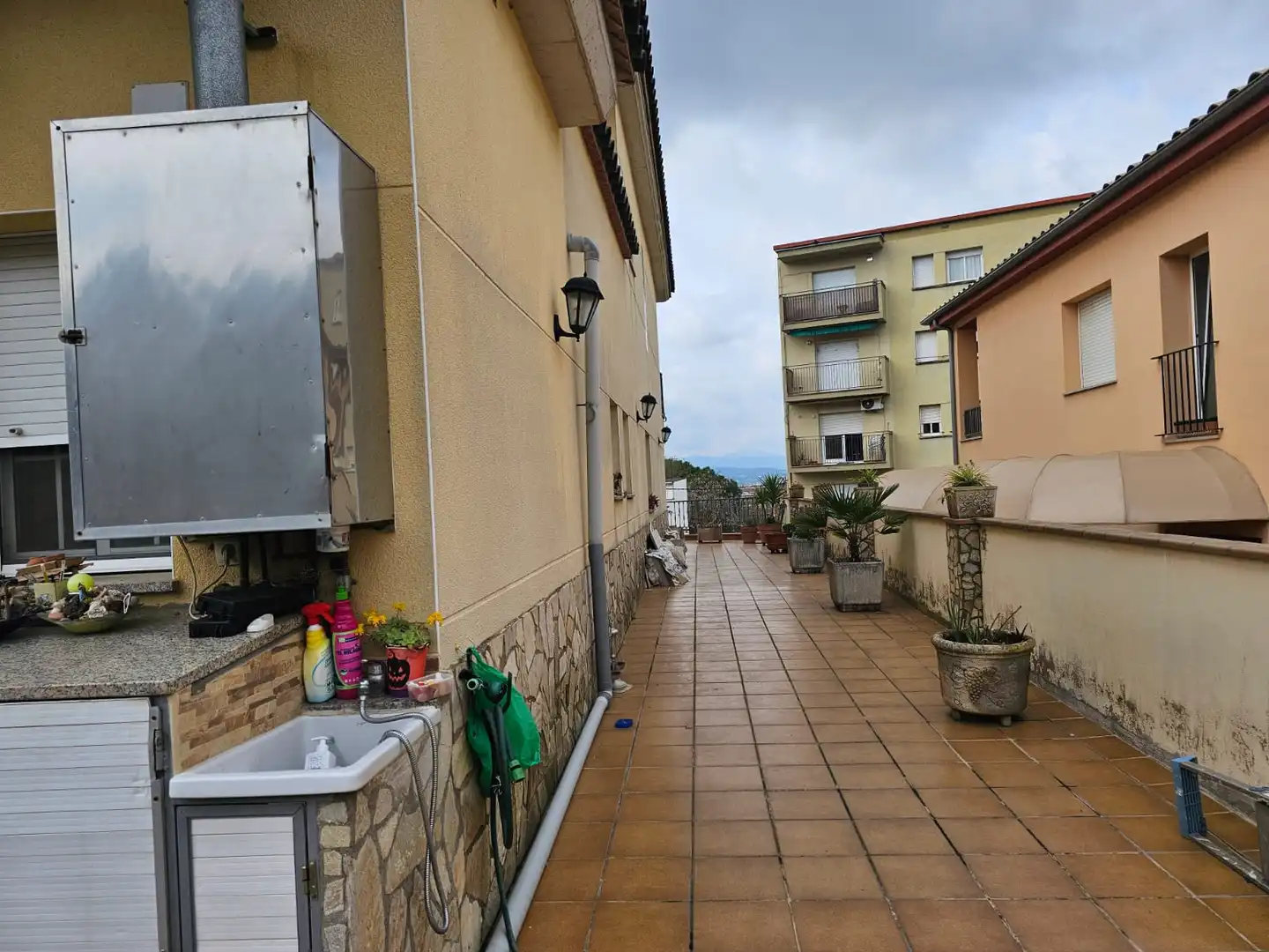 Terrassa de Casa o xalet en venda en Girona amb Calefacció, Jardí privat i Terrassa