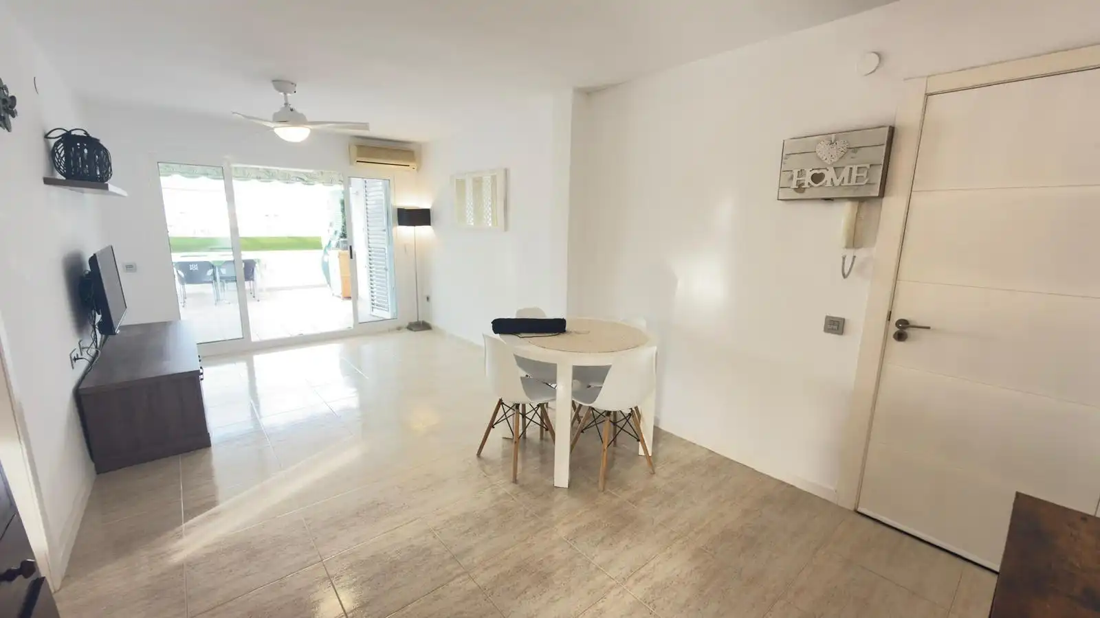 Esszimmer von Wohnung zum Verkauf in Alicante / Alacant mit Klimaanlage, Heizung und Privatgarten