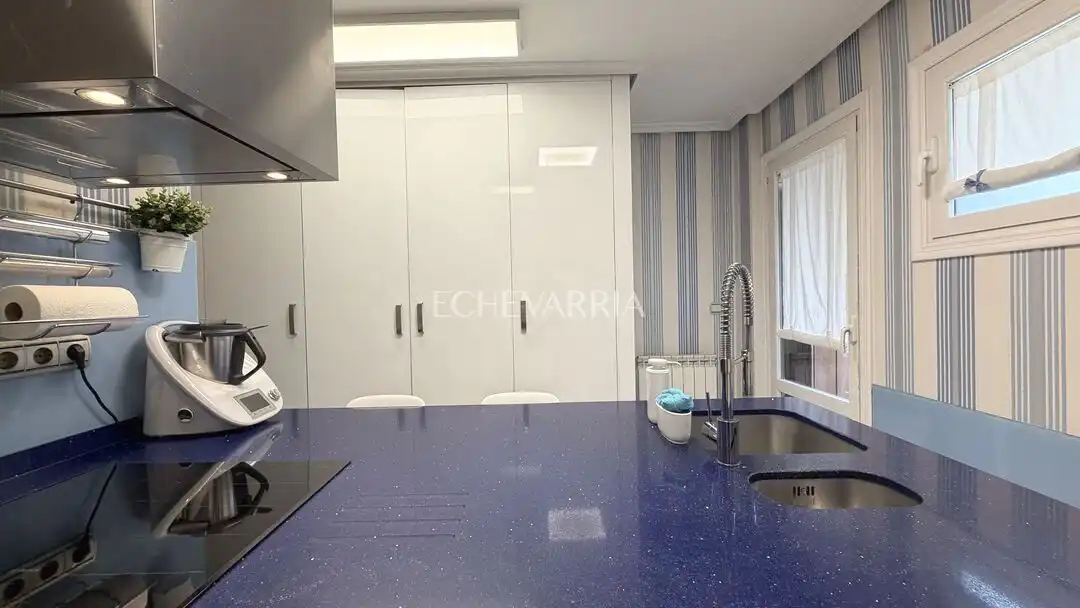 Cocina de Piso en venta en Leioa con Calefacción, Jardín privado y Terraza