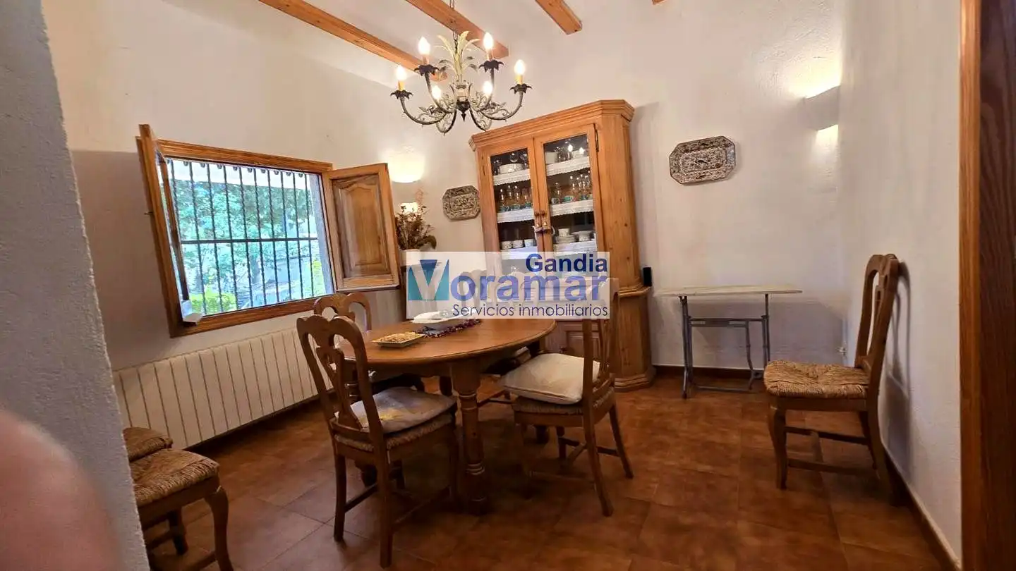 Comedor de Casa o chalet de alquiler en Barx con Jardín privado, Terraza y Piscina