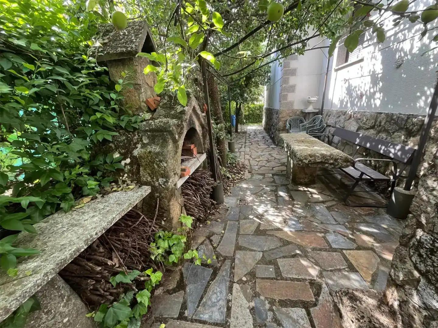 Terraza de Casa o chalet en venta en La Alberca  con Jardín privado, Parquet y Amueblado