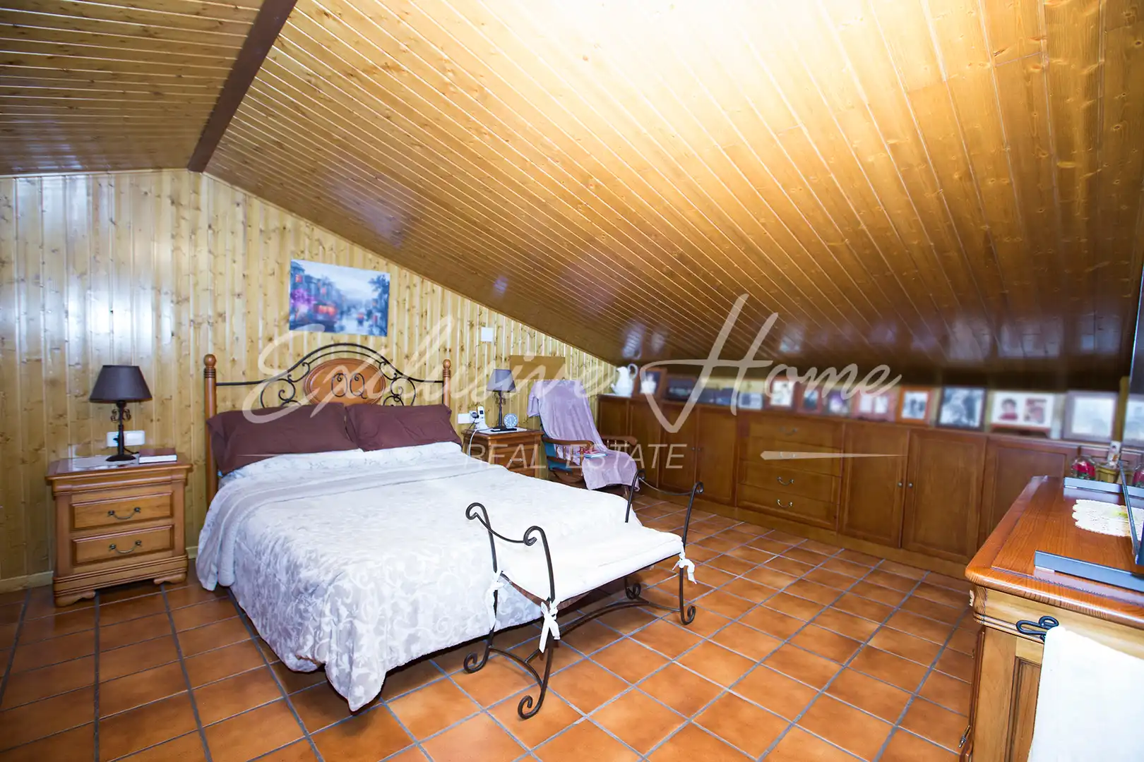 Schlafzimmer von Haus oder Chalet zum Verkauf in Peñíscola / Peníscola mit Klimaanlage, Heizung und Privatgarten