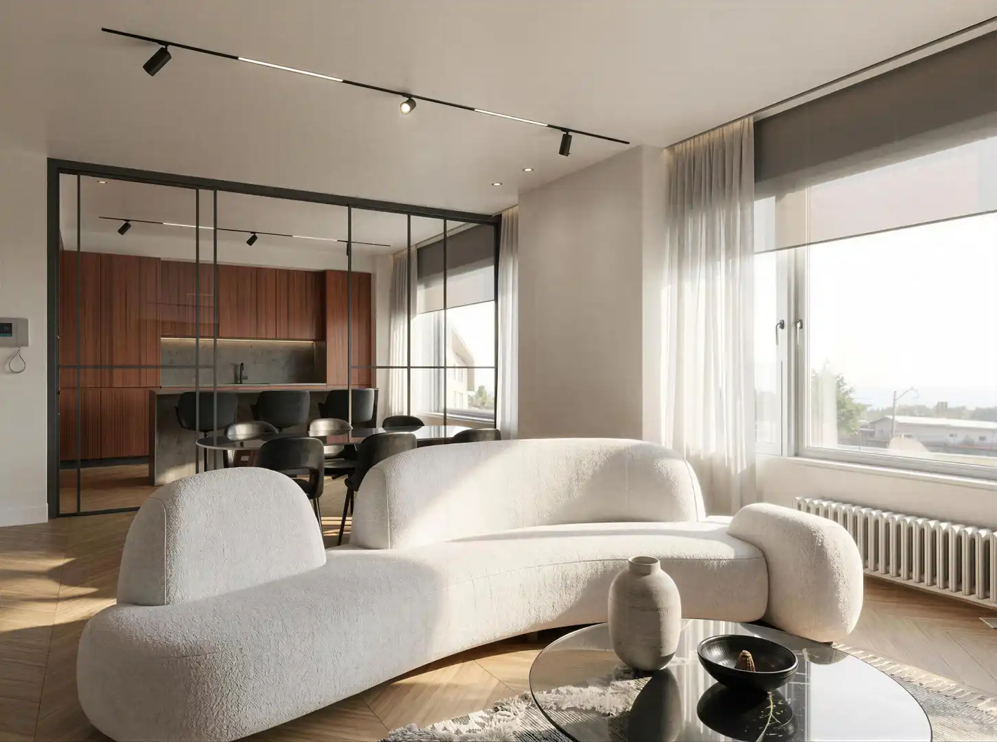 Sala de estar de Piso en venta en Avilés