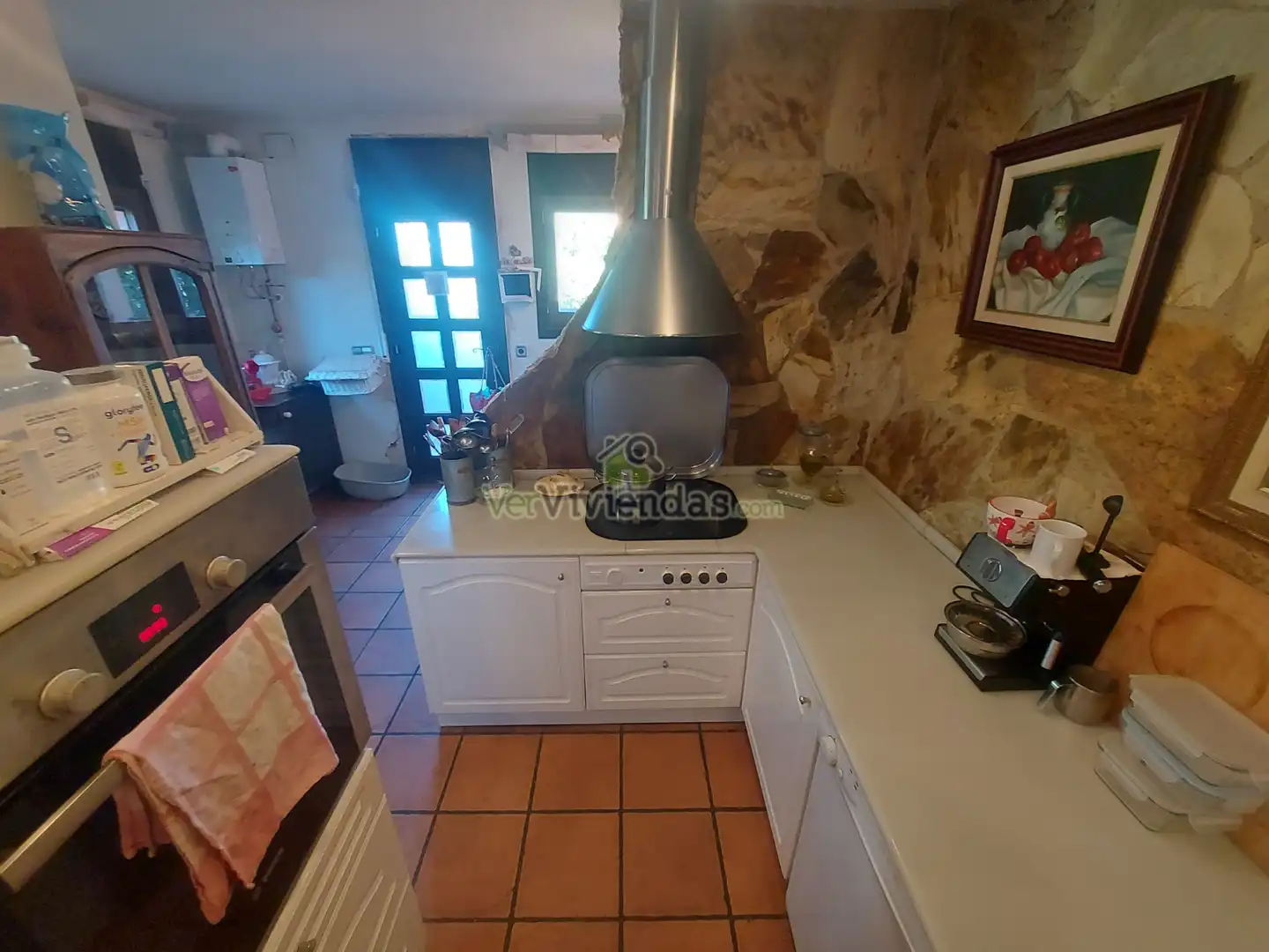 Cocina de Casa o chalet en venta en Vallirana con Calefacción, Jardín privado y Terraza