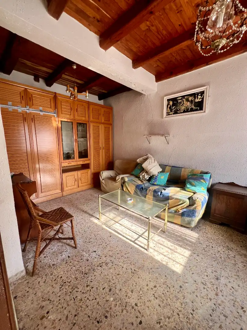 Sala de estar de Finca rústica en venta en Canalejas de Peñafiel con Jardín privado, Terraza y Amueblado