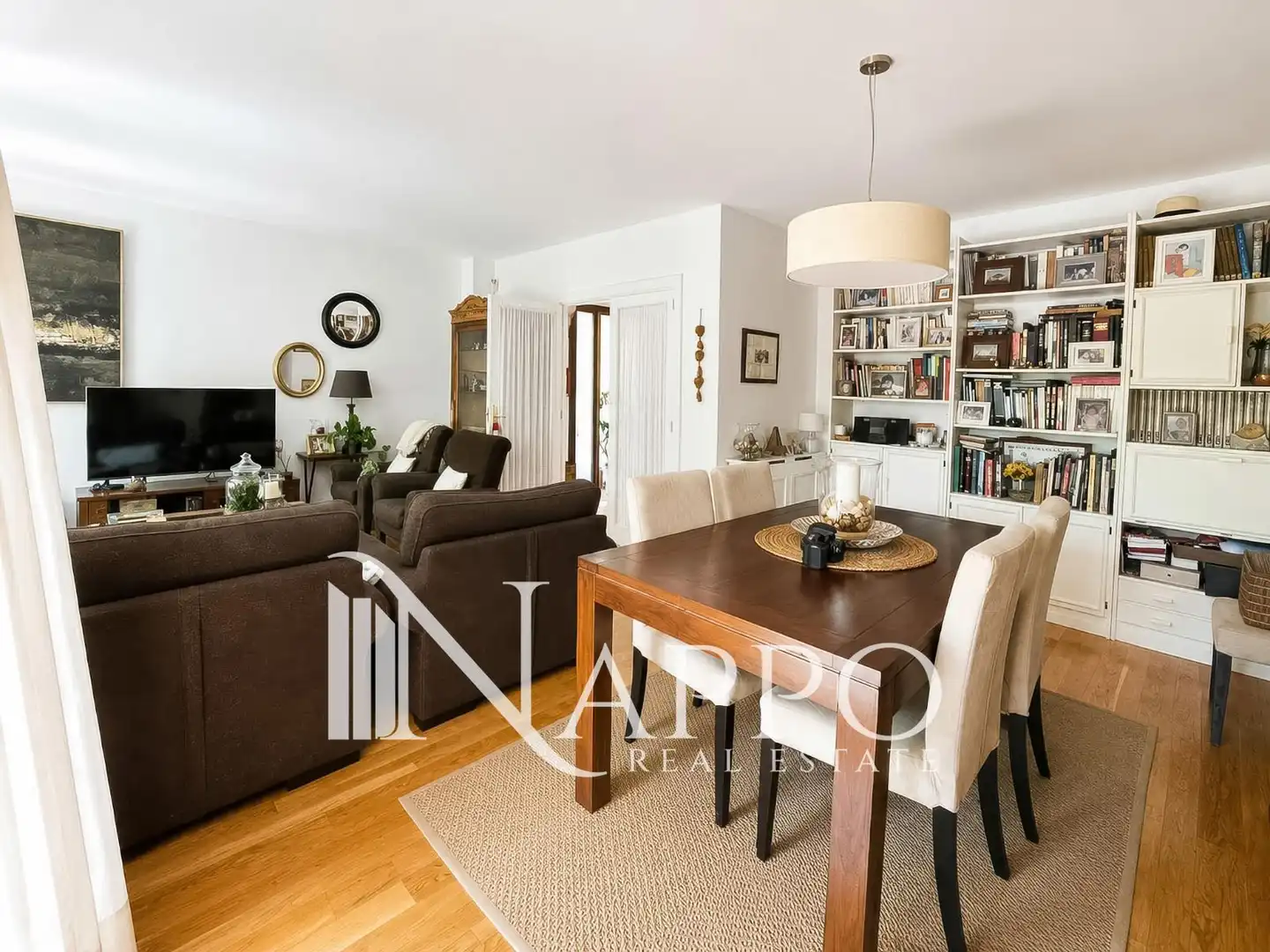 Sala de estar de Casa adosada en venta en  Palma de Mallorca con Aire acondicionado, Calefacción y Jardín privado