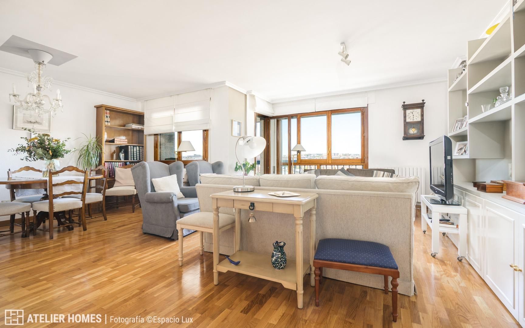 Living room of Attic for sale in  Zaragoza Capital  with Heating, Terrace and Storage room