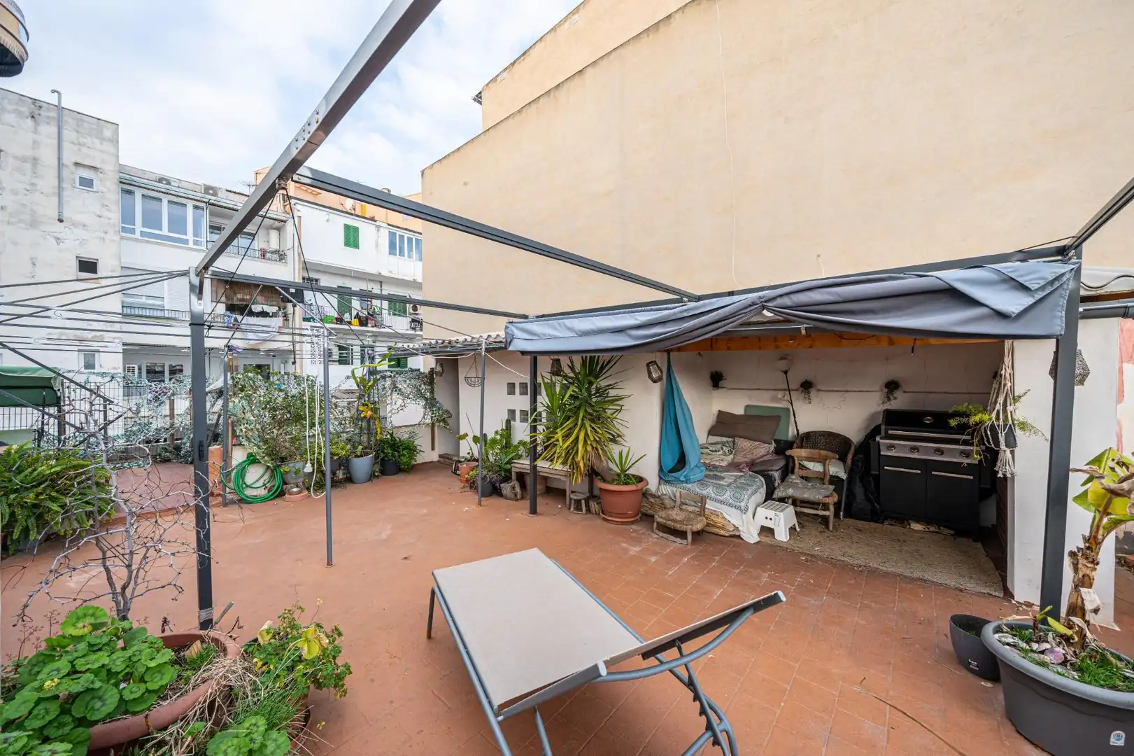 Terraza de Casa adosada en venta en  Palma de Mallorca con Aire acondicionado, Calefacción y Jardín privado