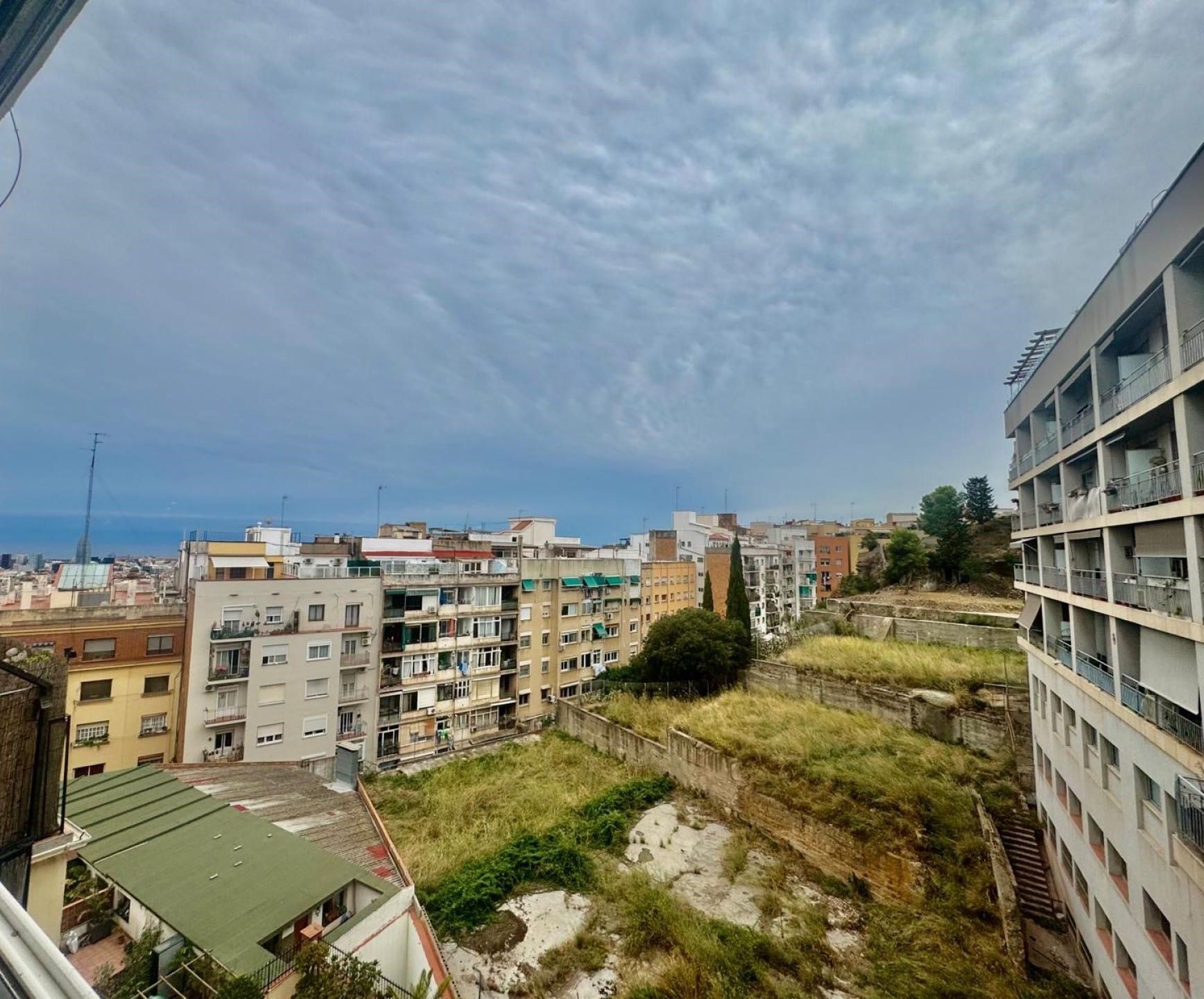 Vista exterior de Àtic en venda en  Barcelona Capital amb Aire condicionat, Parquet i Terrassa