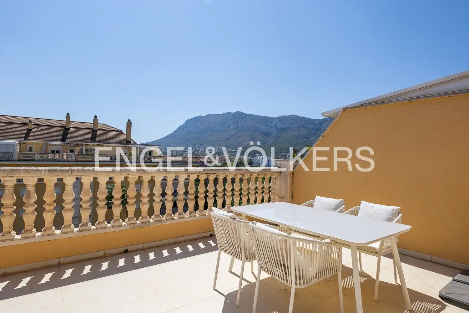 Terrace of Duplexes for rent in Dénia  with Air Conditioner, Heating and Swimming Pool