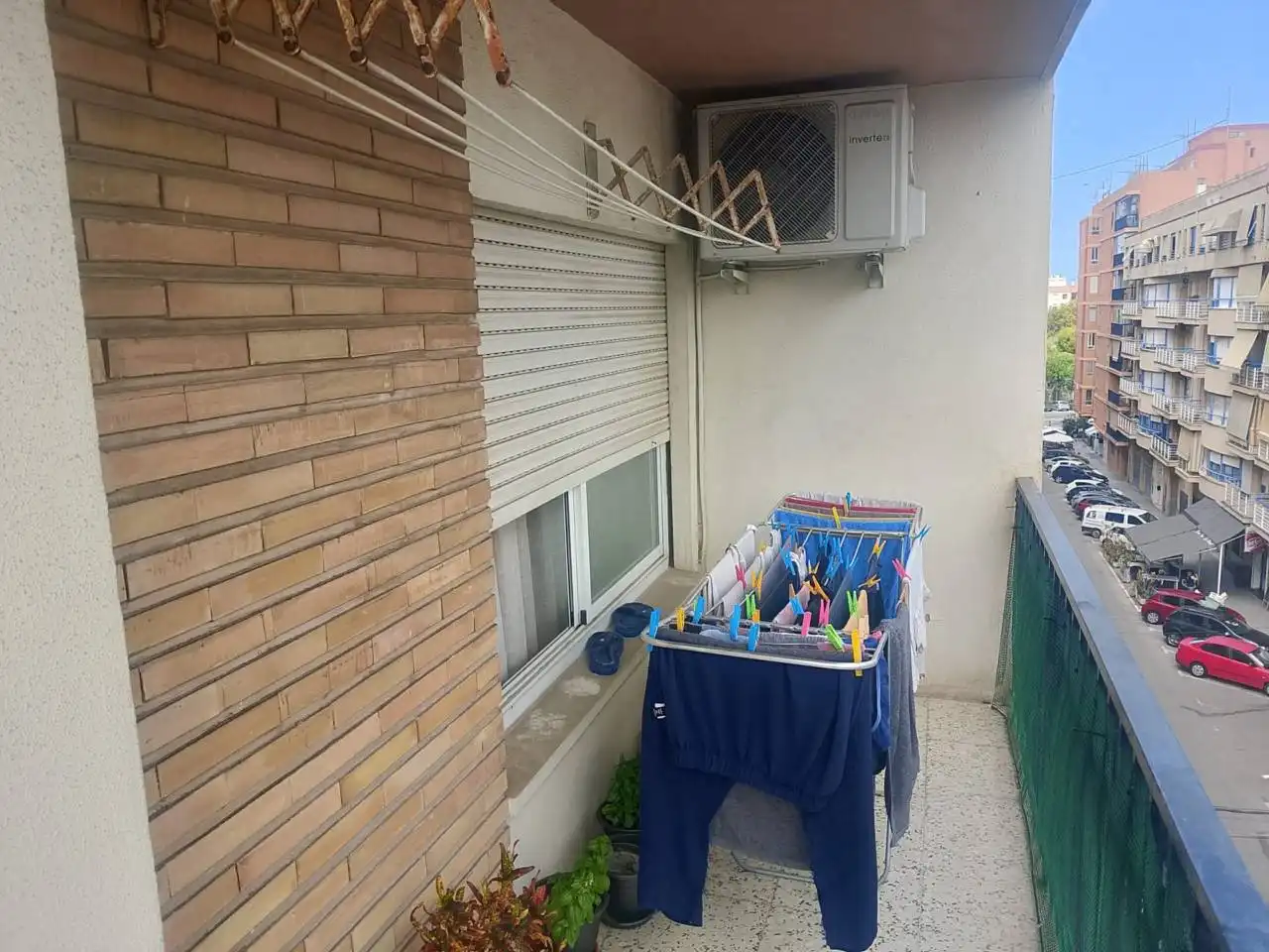 Terrasse von Wohnung zum Verkauf in Oliva mit Klimaanlage, Möbliert und Balkon