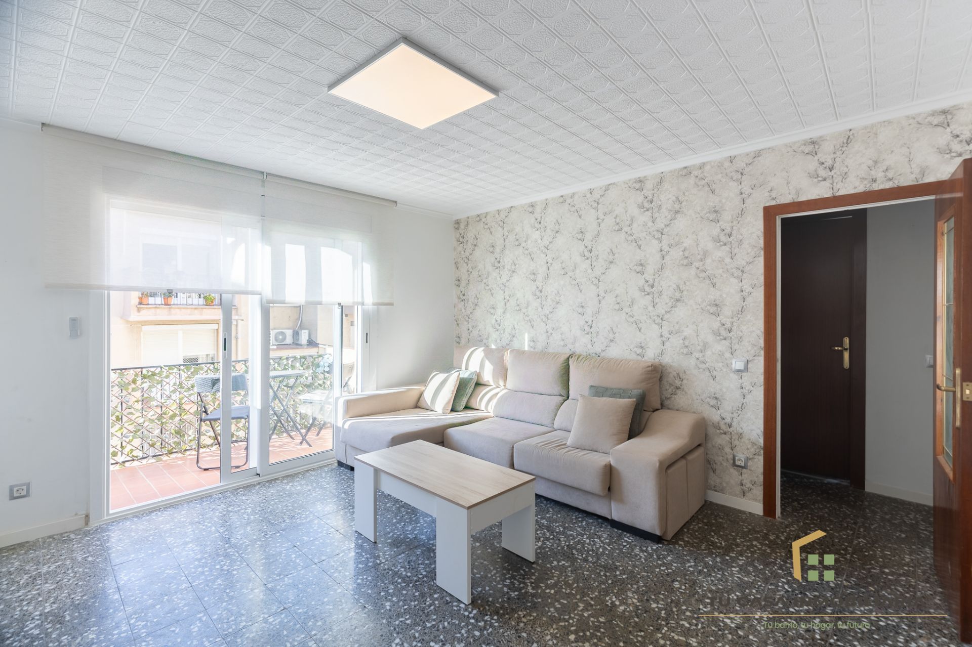 Living room of Flat for sale in Badalona  with Air Conditioner and Heating