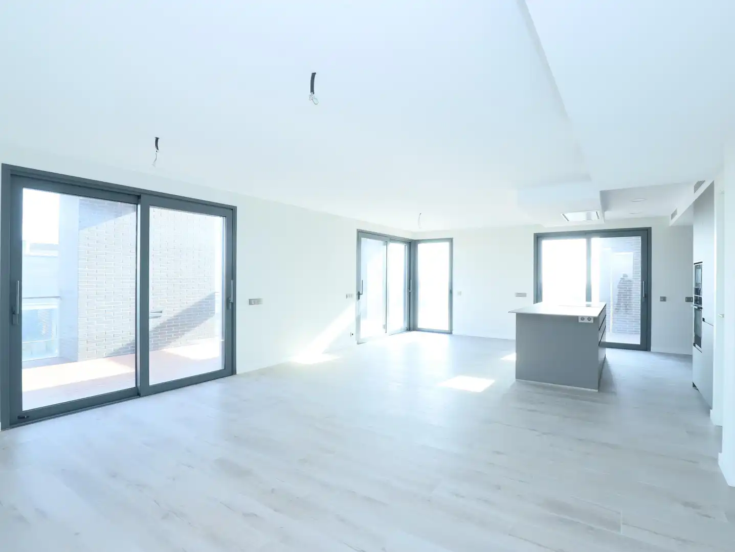Sala de estar de Ático en venta en Esplugues de Llobregat con Aire acondicionado, Calefacción y Jardín privado