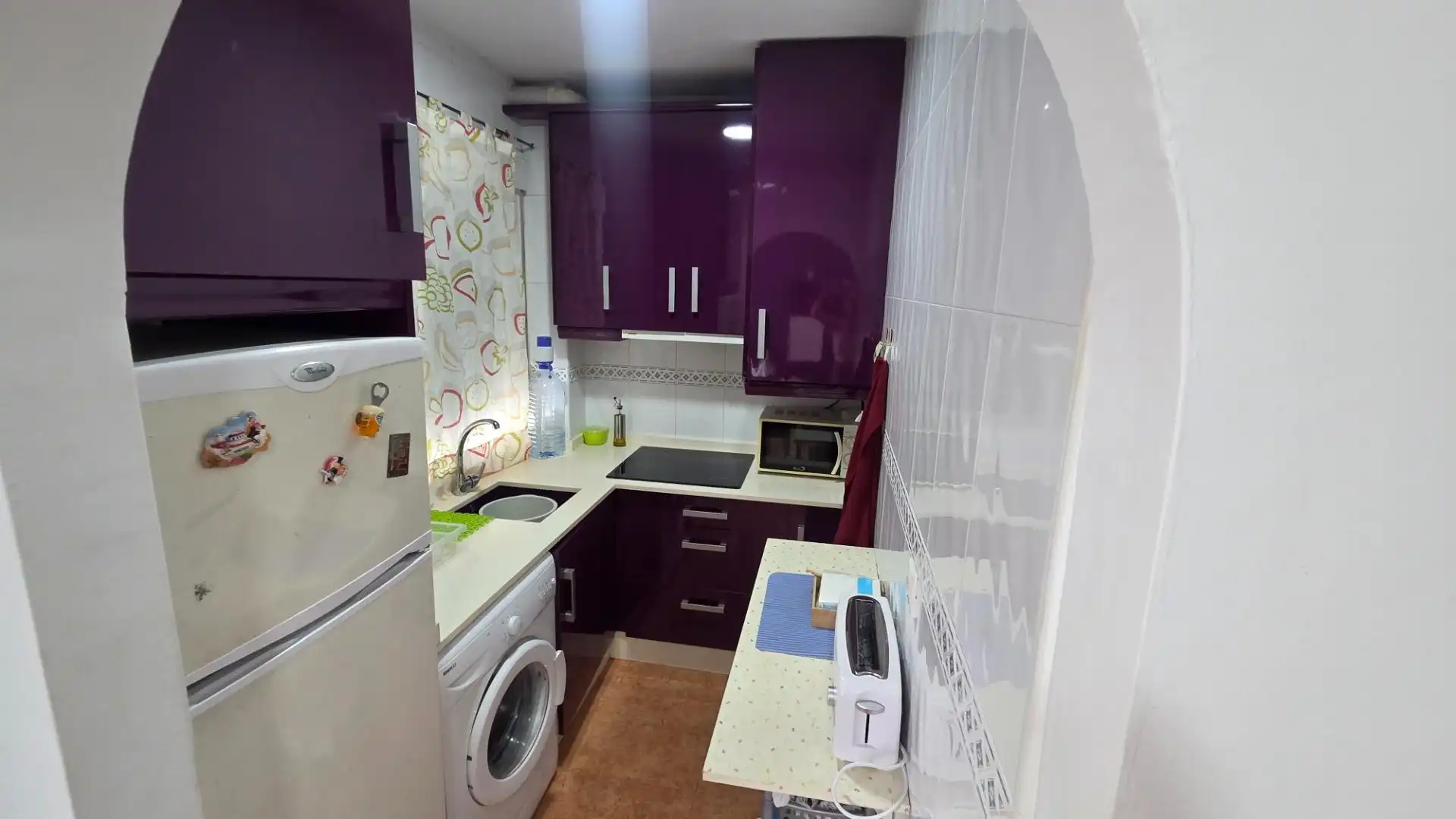Kitchen of Apartments for sale in Garrucha  with Air Conditioner, Storage room and Furnished