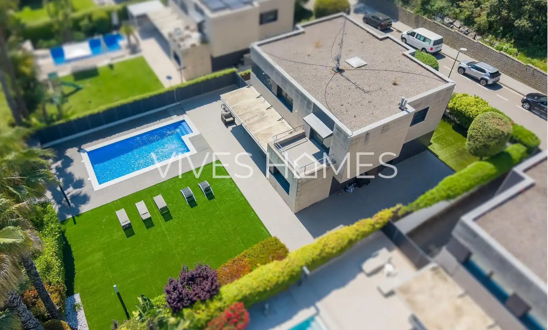 Vista exterior de Casa o chalet en venta en Sant Andreu de Llavaneres con Aire acondicionado, Jardín privado y Terraza