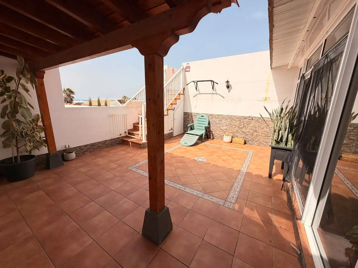Terraza de Casa o chalet de alquiler en Granadilla de Abona con Jardín privado, Terraza y Trastero