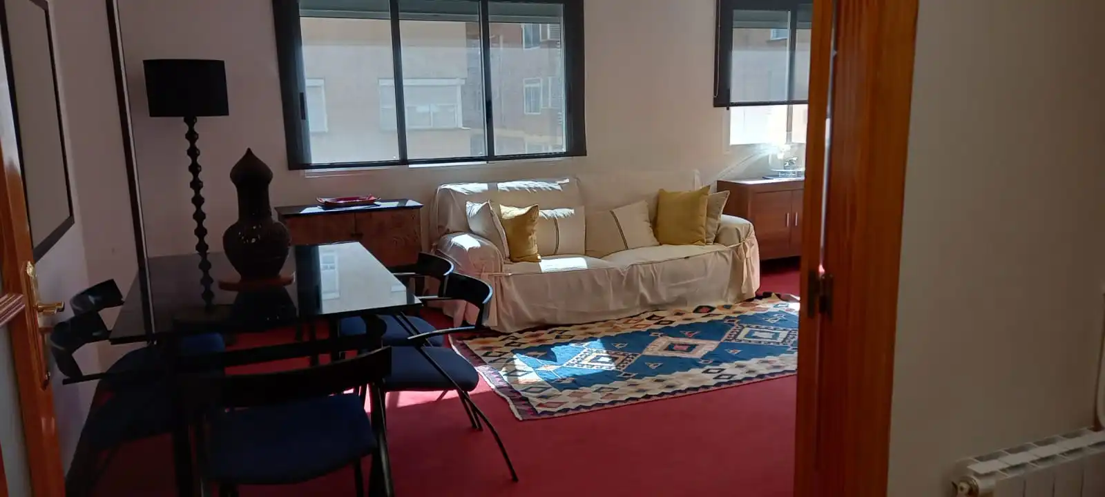Wohnzimmer von Wohnung zur Miete in Sagunto / Sagunt mit Klimaanlage, Heizung und Möbliert