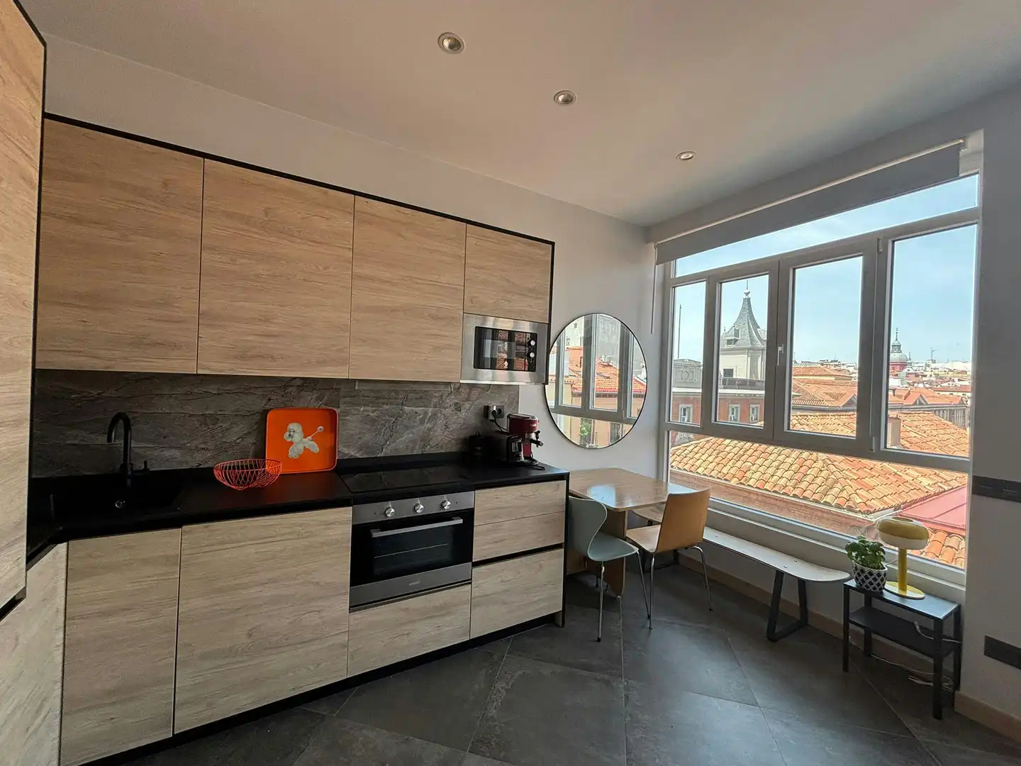 Küche von Wohnung zur Miete in Madrid mit Klimaanlage, Heizung und Möbliert