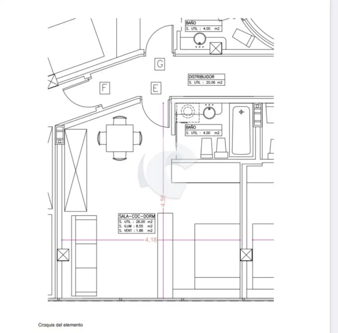 Estudio en venta en Vigo 