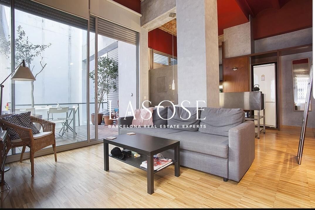Living room of Apartment to rent in  Barcelona Capital  with Air Conditioner, Heating and Parquet flooring