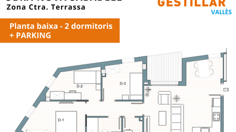 Foto 4 de Piso en venta en Can Rull, Barcelona