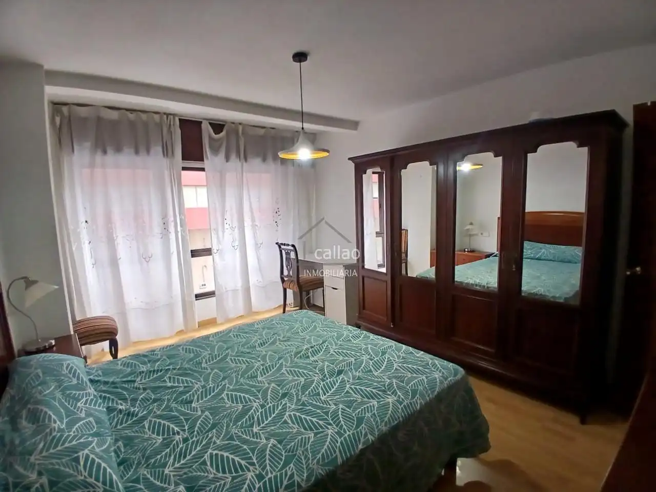 Bedroom of Flat for rent in Ferrol  with Terrace and Furnished