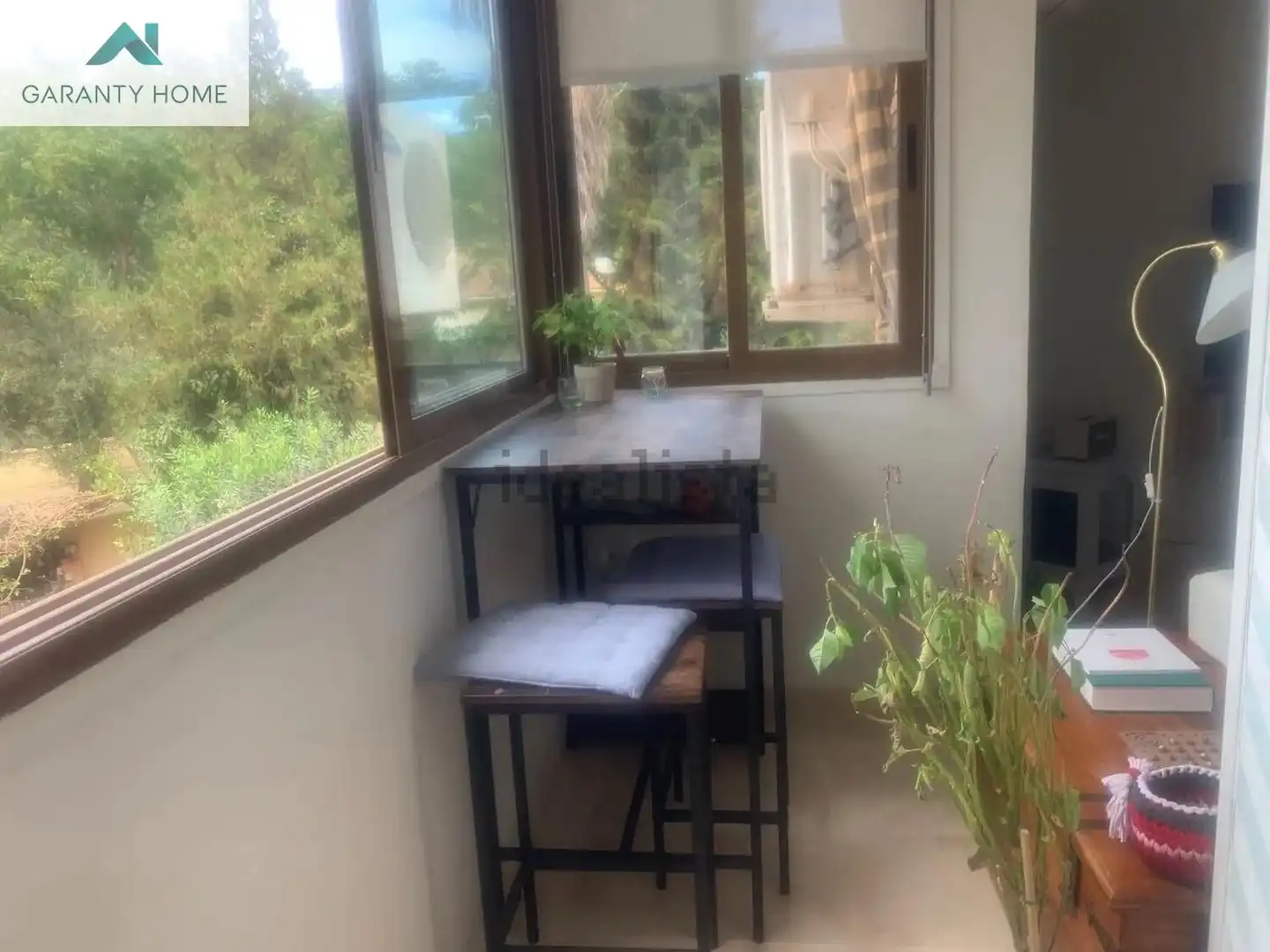 Terrasse von Wohnung zur Miete in Málaga mit Klimaanlage, Privatgarten und Balkon