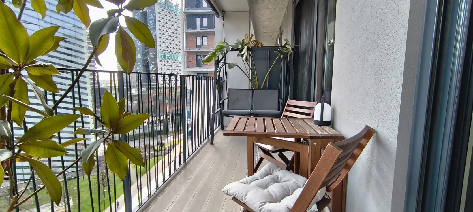 Terrasse von Wohnung zum Verkauf in L'Hospitalet de Llobregat mit Klimaanlage, Heizung und Parkett