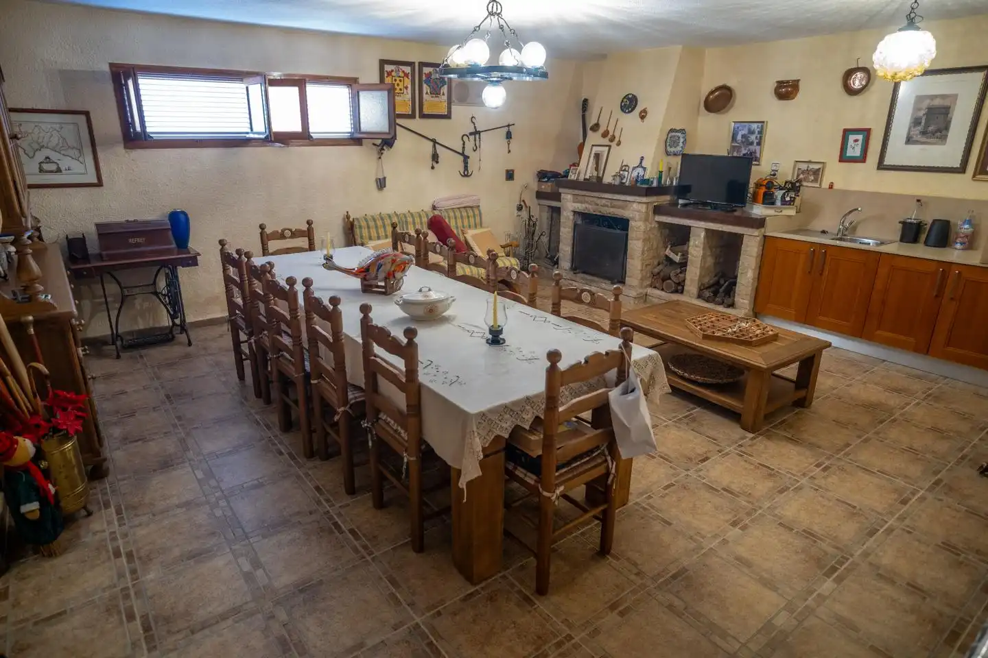 Dining room of Houses for sale in Benicarló  with Air Conditioner, Heating and Private garden