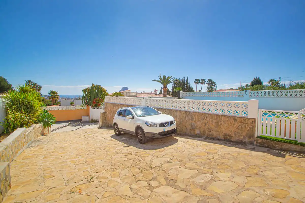 Exterior view of Houses for sale in Calpe / Calp  with Air Conditioner, Heating and Private garden