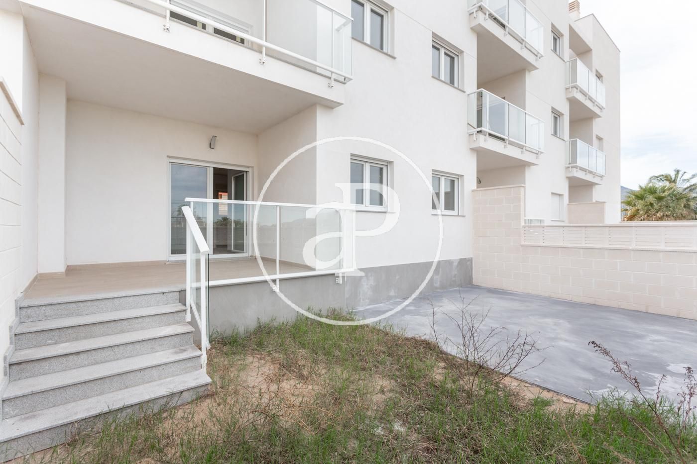Vista exterior de Piso en venta en Xeraco con Aire acondicionado, Jardín privado y Balcón