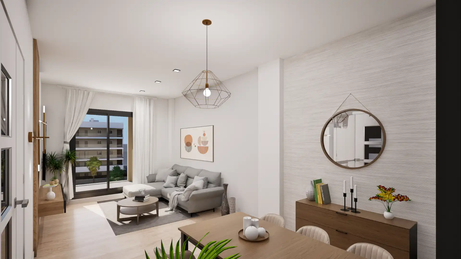 Living room of Flat for sale in  Sevilla Capital  with Air Conditioner, Heating and Private garden