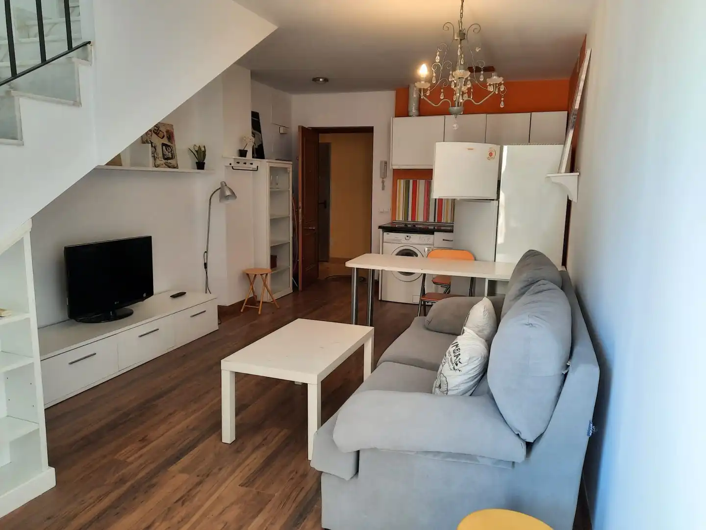 Sala de estar de Apartamento de alquiler en Badajoz con Aire acondicionado y Amueblado