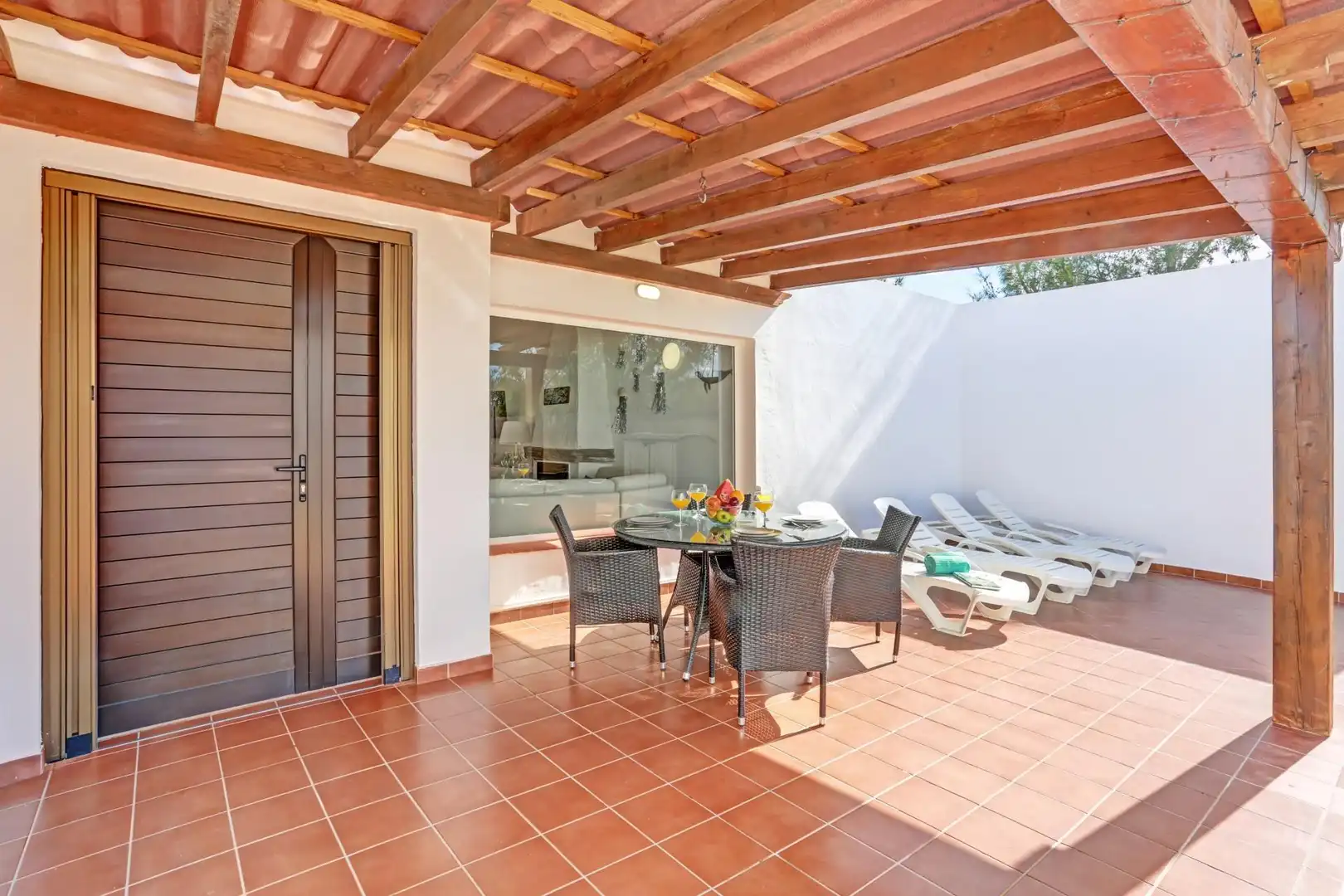 Terrassa de Casa o xalet en venda en La Oliva amb Jardí privat, Terrassa i Traster