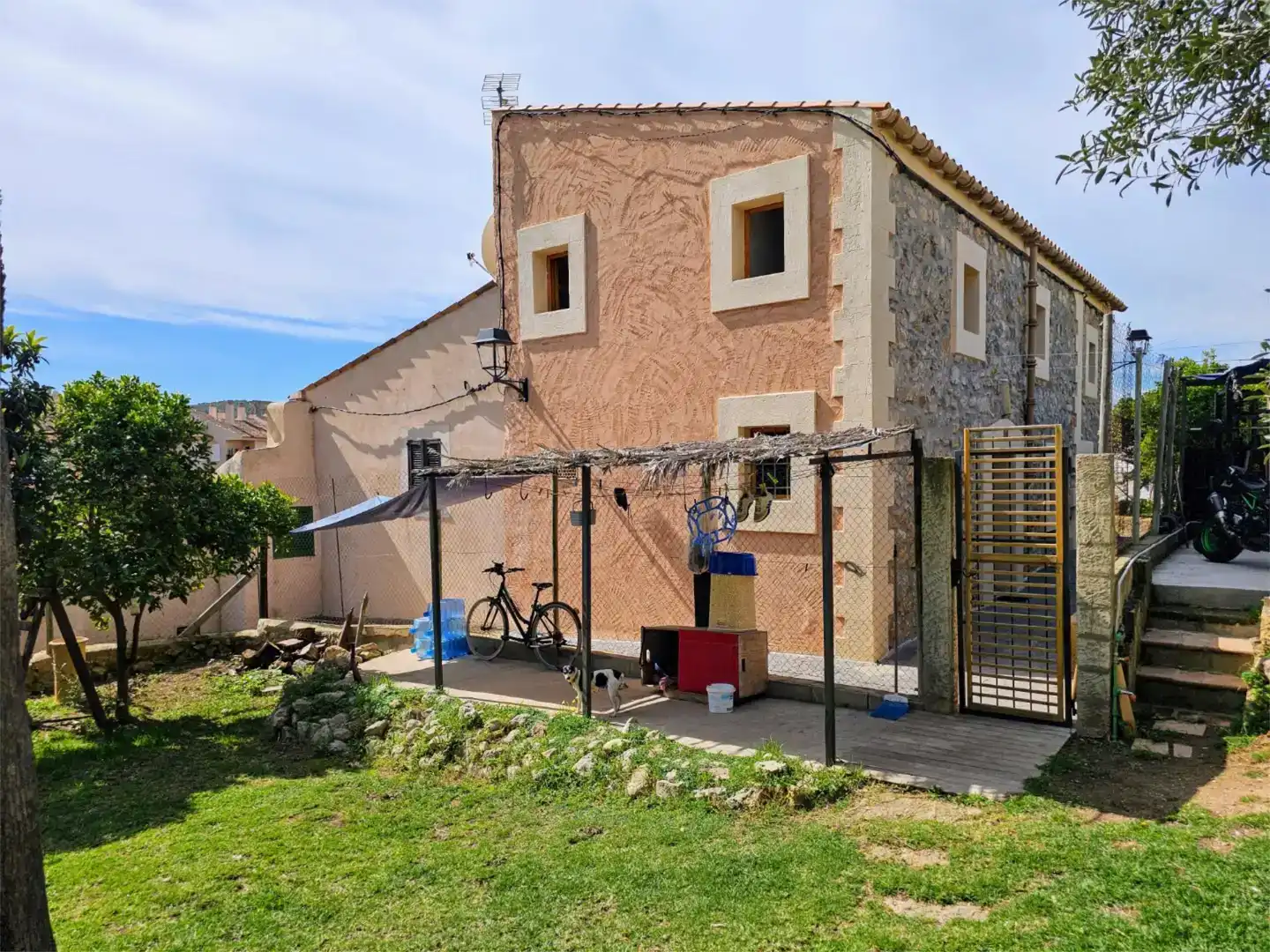 Vista exterior de Casa o chalet en venta en Andratx con Aire acondicionado y Piscina