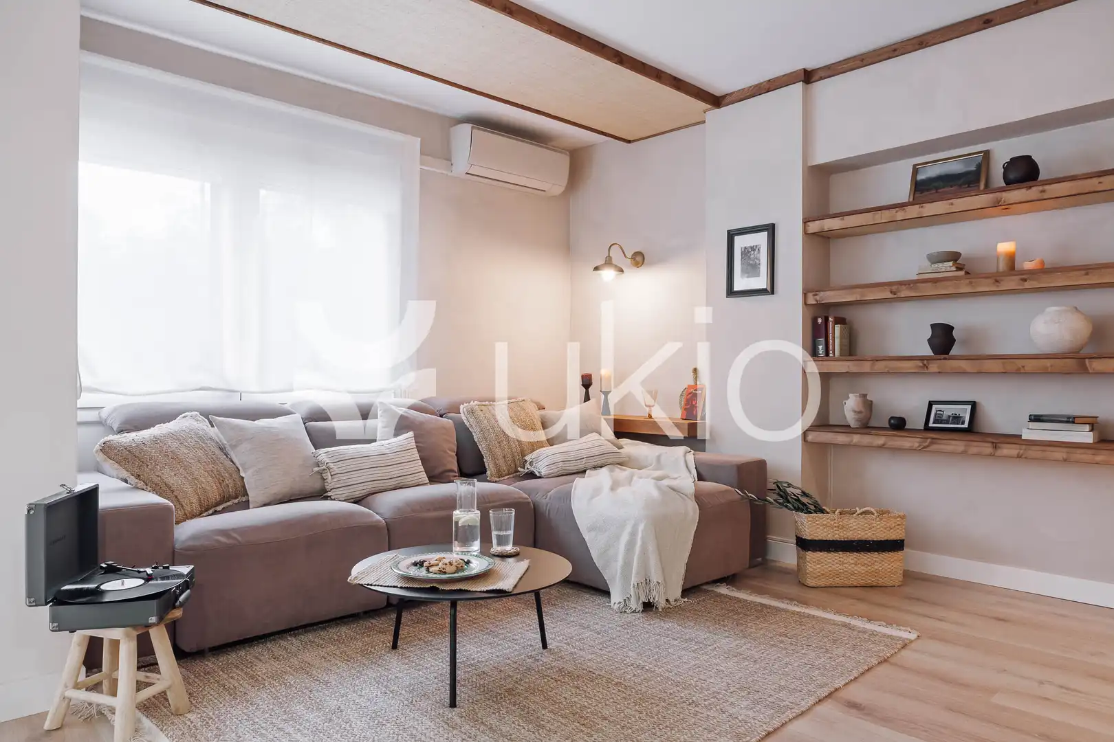 Wohnzimmer von Wohnungen zur Miete in Barcelona mit Klimaanlage, Heizung und Möbliert