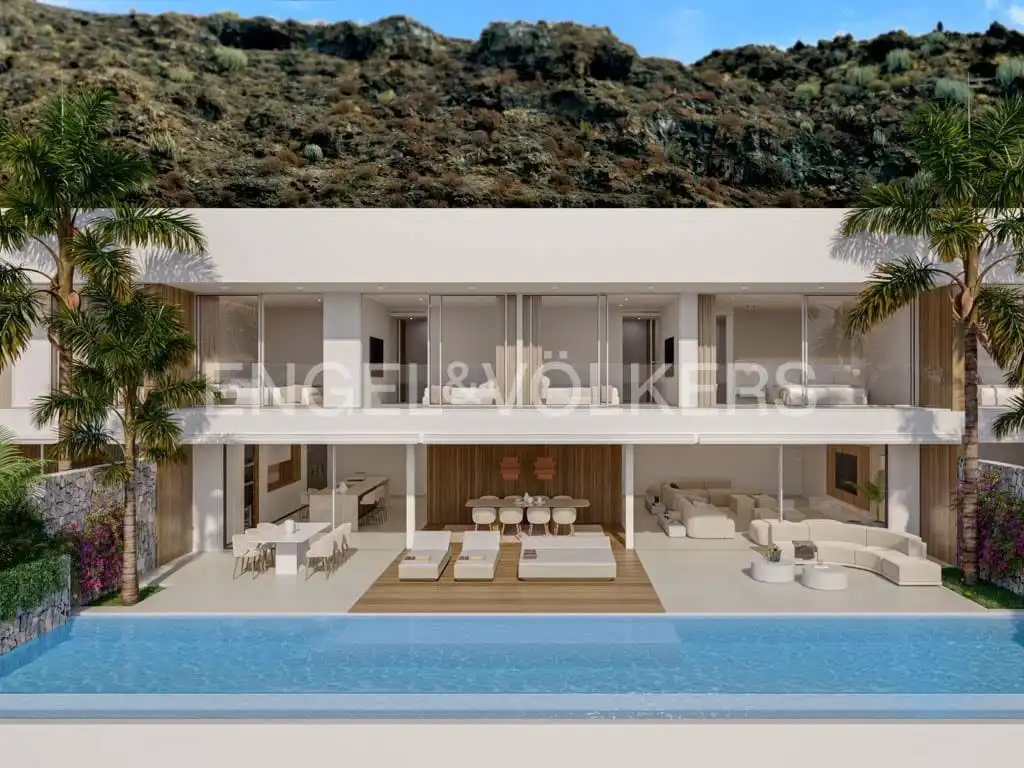 Vista exterior de Piso en venta en Santiago del Teide con Aire acondicionado, Terraza y Piscina