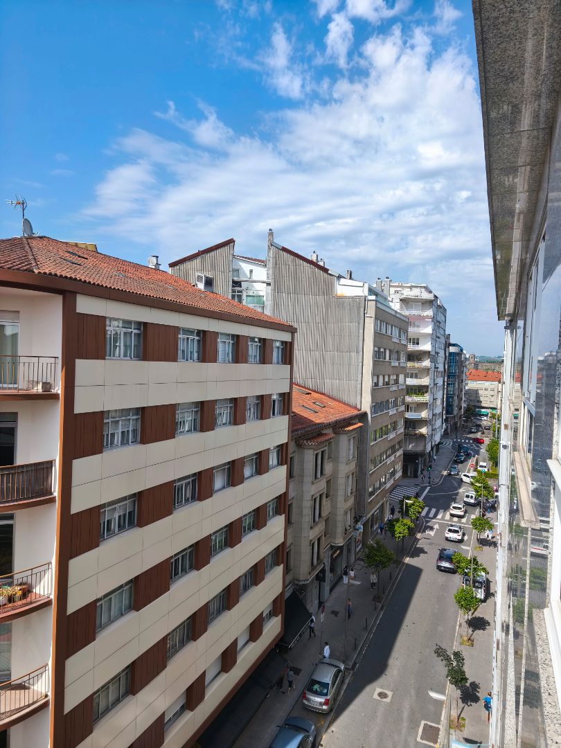 Exterior view of Flat for sale in Santiago de Compostela   with Heating and Furnished
