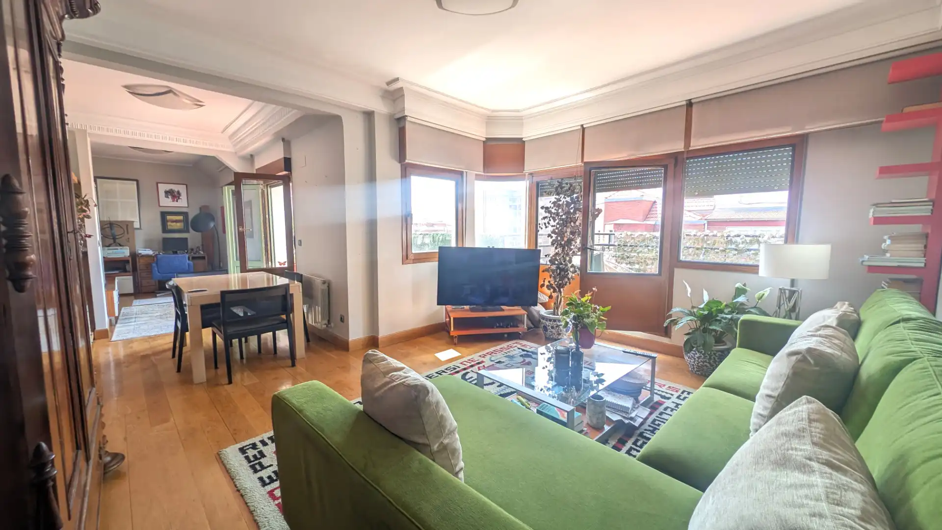 Sala de estar de Ático en venta en Bilbao  con Calefacción, Terraza y Amueblado