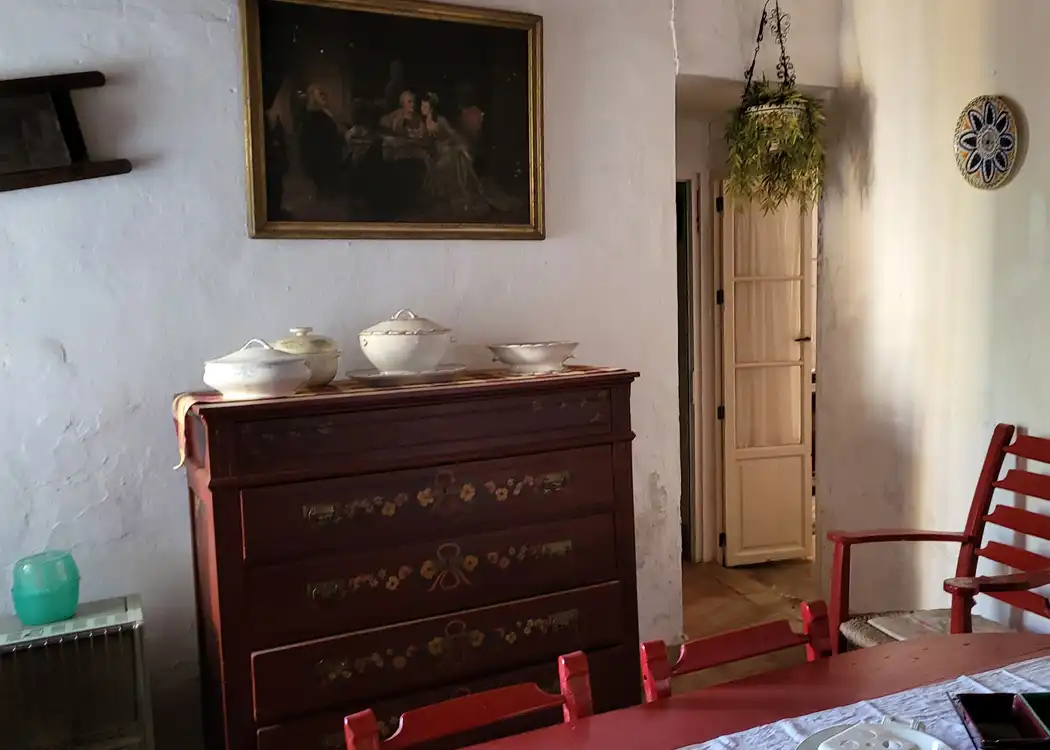 Comedor de Finca rústica en venta en Montellano con Jardín privado, Terraza y Amueblado