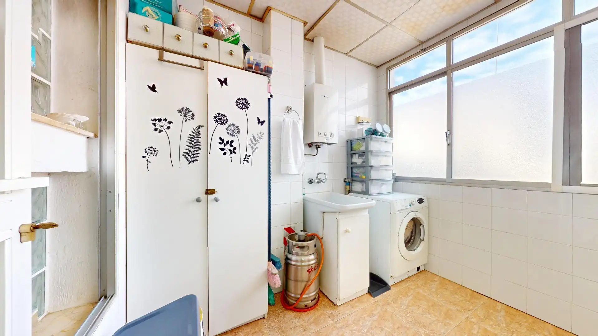 Küche von Wohnung zum Verkauf in San Pedro del Pinatar mit Klimaanlage, Terrasse und Möbliert