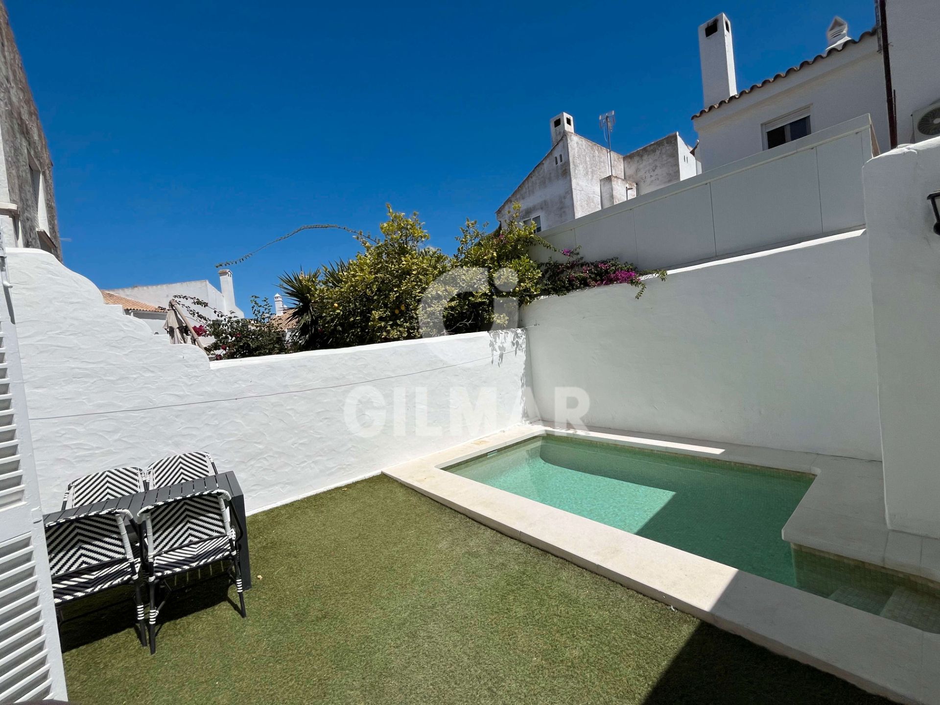 Jardín de Casa adosada en venta en El Puerto de Santa María con Aire acondicionado y Calefacción