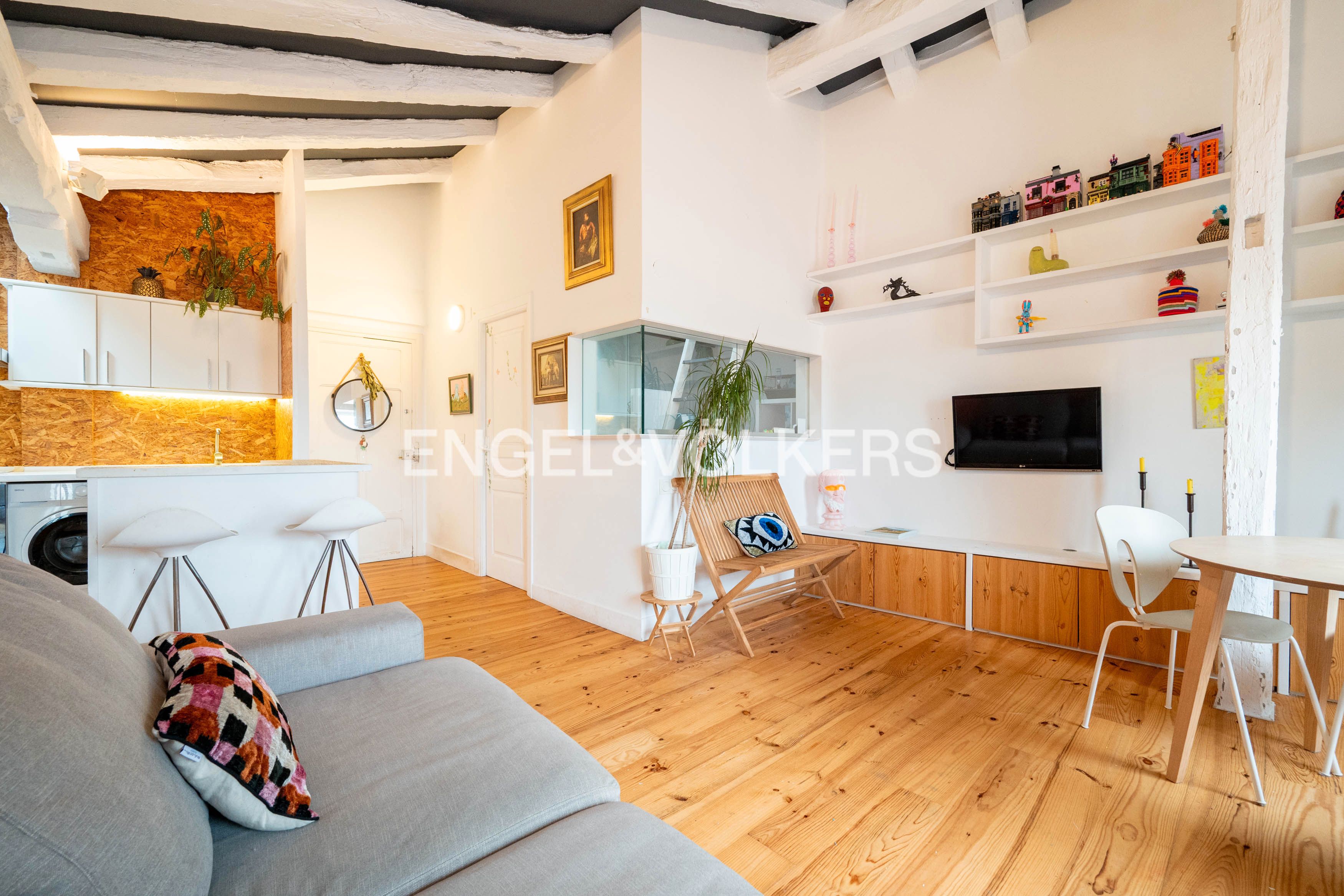Sala d'estar de Àtic en venda en Hondarribia amb Calefacció