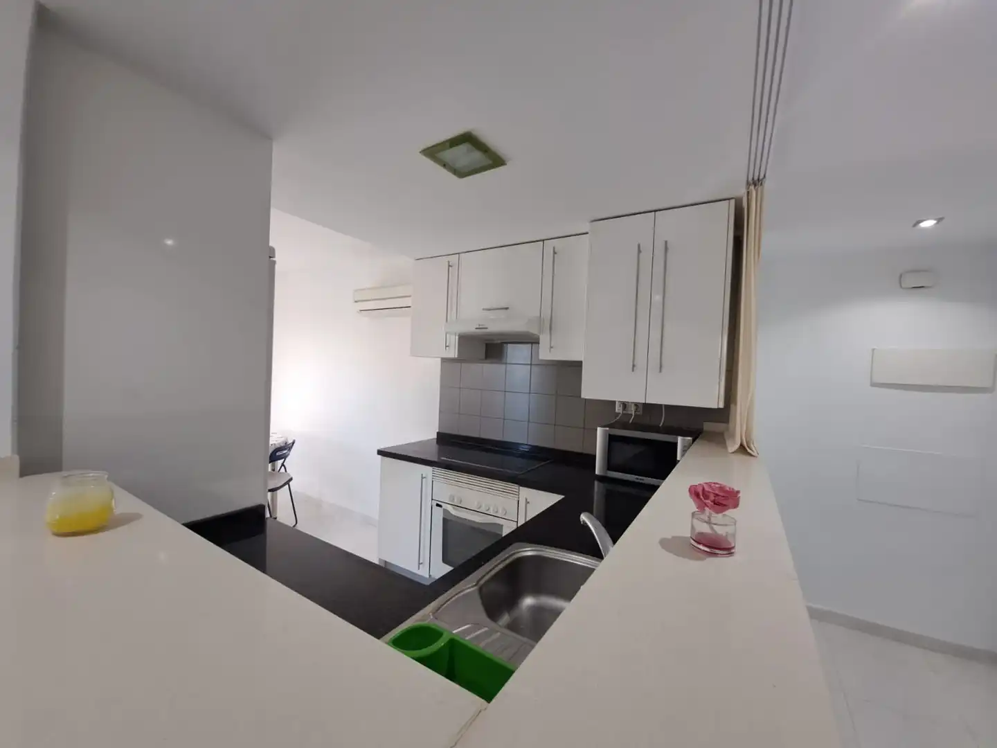 Cuina de Apartament en venda en Moncofa amb Aire condicionat, Terrassa i Moblat