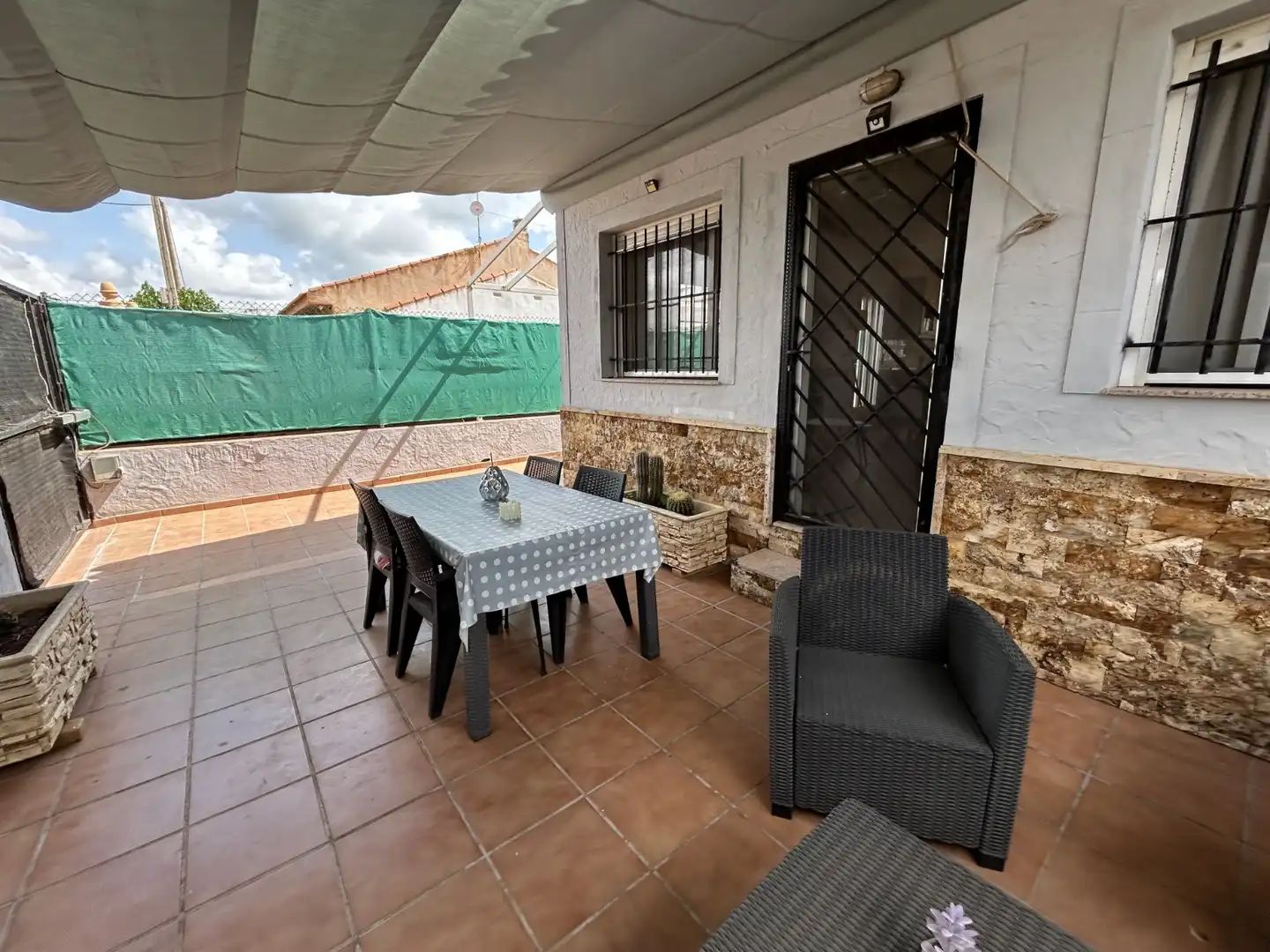 Terrassa de Casa o xalet en venda en Cartagena amb Aire condicionat, Jardí privat i Terrassa